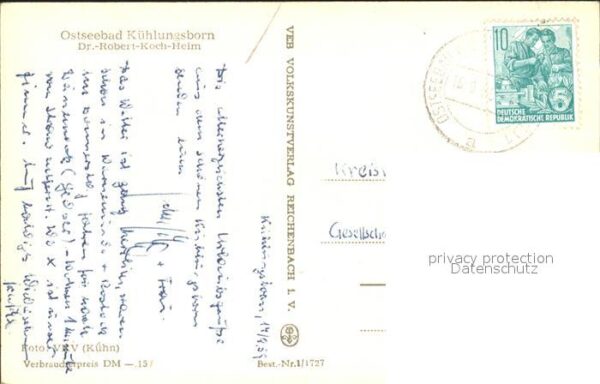 Kuehlungsborn Ostseebad Dr Robert Koch Heim – Bild 2