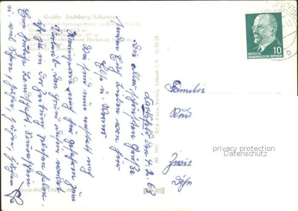 Klingenthal Vogtland Grosse Aschberg Schanze – Bild 2