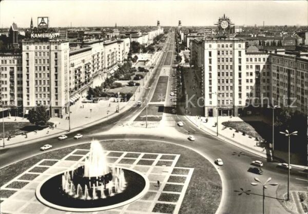 Berlin Straussberger Platz Karl Marx Allee Fon