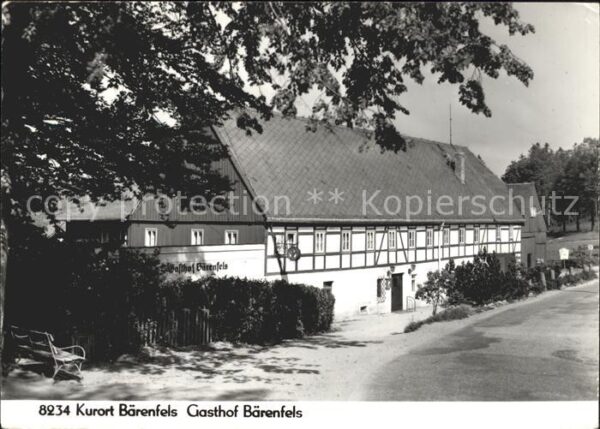 Baerenfels Erzgebirge Gasthof Bärenfels