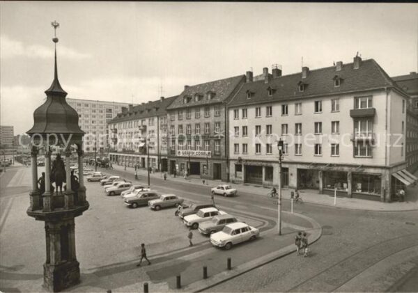 Magdeburg Alter Markt Denkmal des Magdeburger Rei