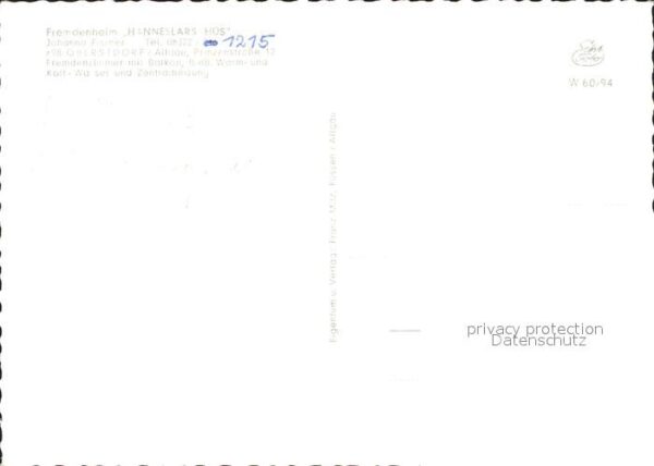 Oberstdorf Fremdenheim Hanneslars Hüs – Bild 2