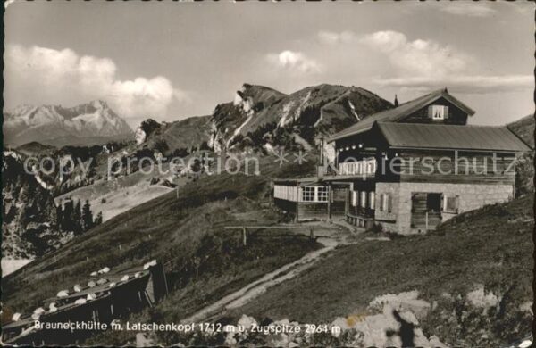 Zugspitze Brauneckhütte Latschkopf
