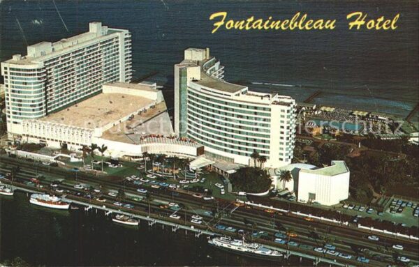 Miami Beach Fontainebleau Hotel Fliegeraufnahme