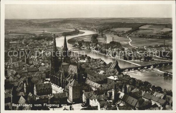 Regensburg Fliegeraufnahme