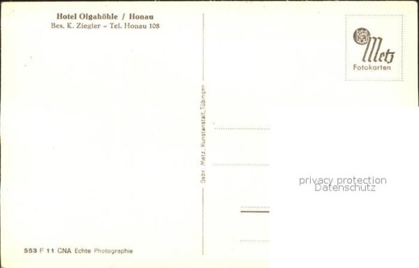 Honau Lichtenstein Hotel Olgahöhle – Bild 2