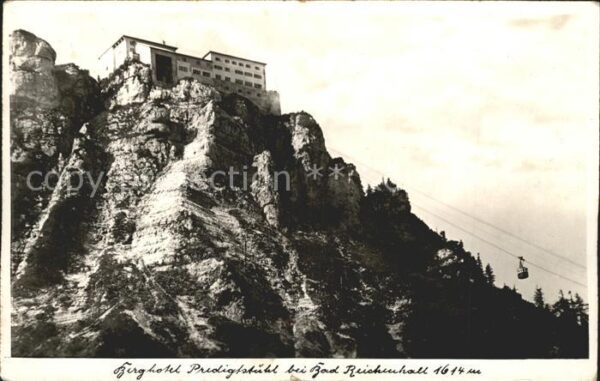 Bad Reichenhall Berghotel Predigtstuhl Seilbahn