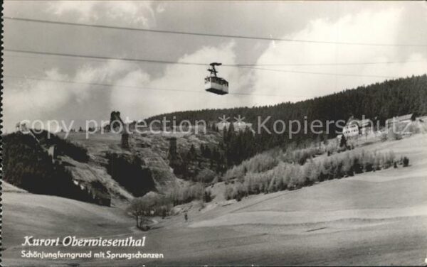 Oberwiesenthal Erzgebirge Seilbahn Sprungschanzen Schönjungerngru