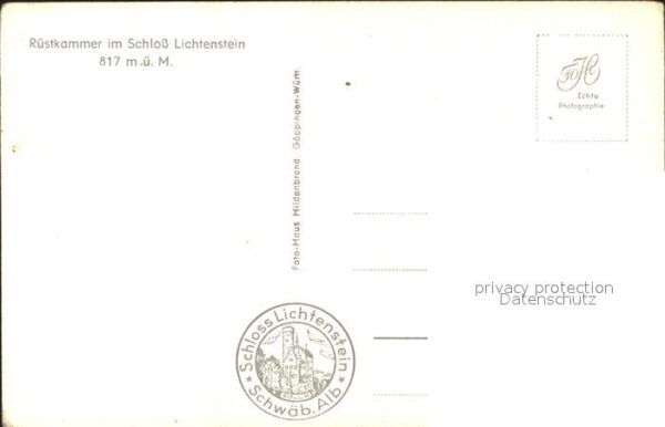 Schloss Lichtenstein Rüstkammer – Bild 2