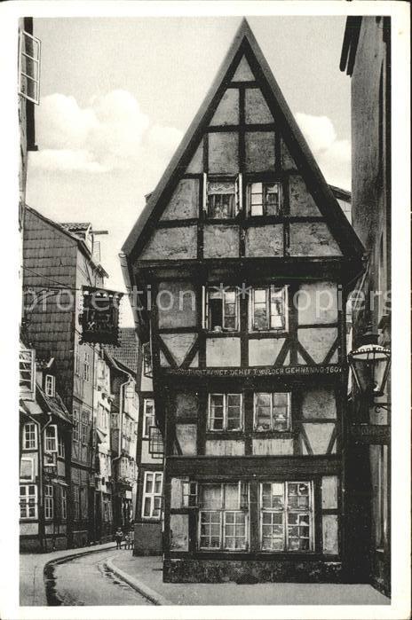 Hannover Altes Fachwerkhaus Potthofstrasse