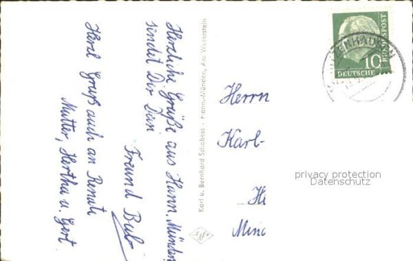 Hann. Muenden Fliegeraufnahme mit Werra und Fulda – Bild 2