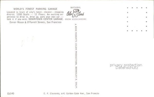 San Francisco California Parking Garage – Bild 2