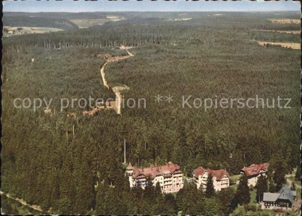 Villingen-Schwenningen Fliegeraufnahme Erholungsheim Tannenhöh
