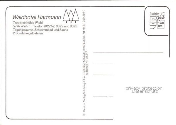 Wiehl Oberbergischer Kreis Waldhotel Hartmann – Bild 2