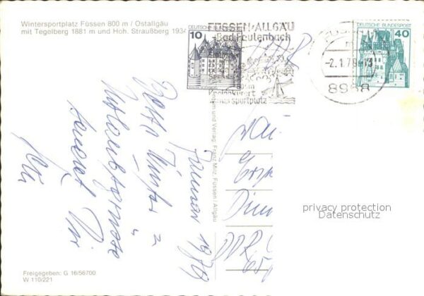 Fuessen Allgaeu mit Tegelberg Straußberg – Bild 2