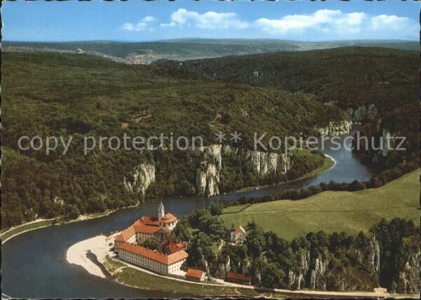 Weltenburg Kelheim Fliegeraufnahme Kloster