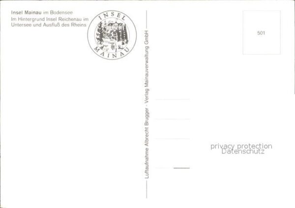 Insel Mainau Fliegeraufnahme mit Insel-Reichenau – Bild 2