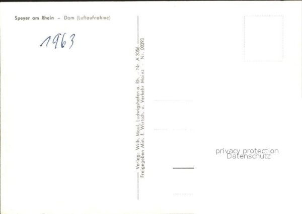 Speyer Rhein Fliegeraufnahme Dom – Bild 2