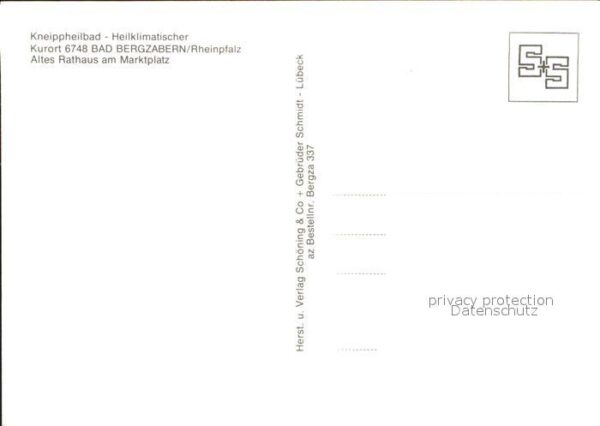 Bad Bergzabern Rathaus Marktplatz – Bild 2