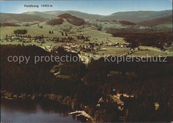 Feldberg Schwarzwald Altglashütten Fliegeraufnahme Windgfäll