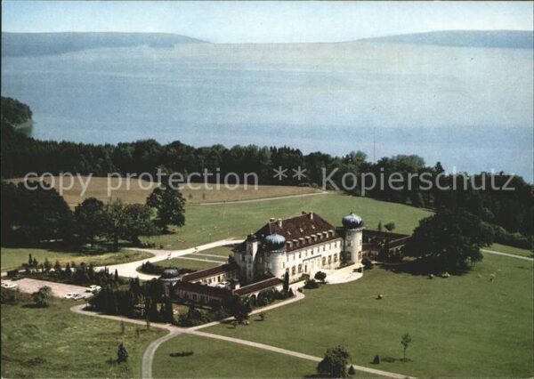 Bernried Starnberger See Fliegeraufnahme Klinik Höhenried LVA Ob