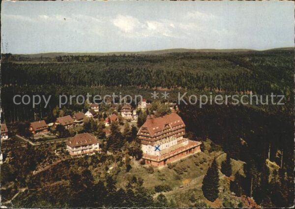 Wildbad Schwarzwald Fliegeraufnahme Sommerberg