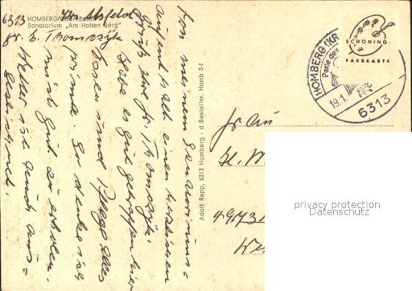 Homberg Ohm Sanatorium Am Hohen Berg – Bild 2