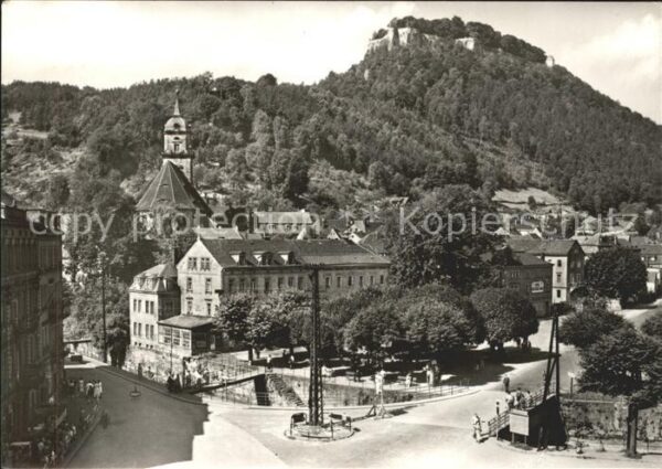 Koenigstein Saechsische Schweiz Festung Reißiger Platz
