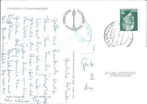 Kyffhaeuser Fersehturm Kulpenberg – Bild 2