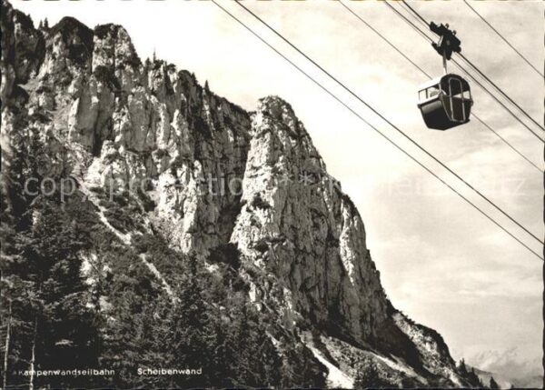 Kampenwand Chiemgau Seilbahn Scheibenwand