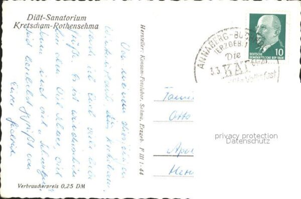 Kretscham-Rothensehma Diät Sanatorium – Bild 2