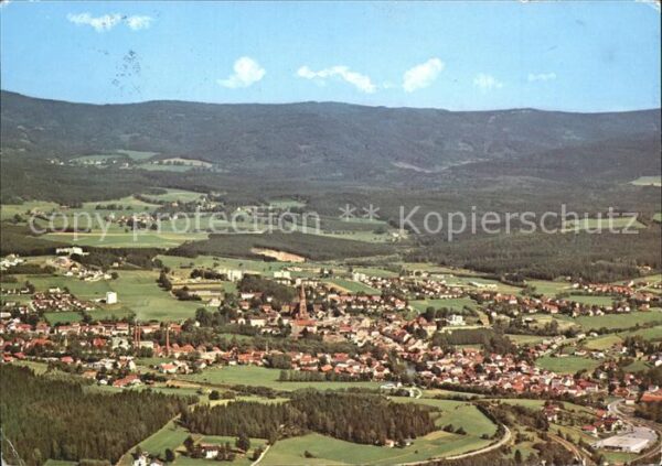 Zwiesel Niederbayern Panorama Urlaubsort Bayerischer Wald Fl