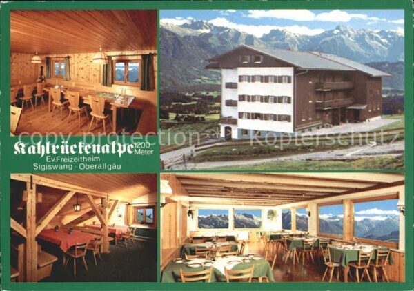 Sigiswang Berghaus Kahlrückenalpe Alpenpanorama