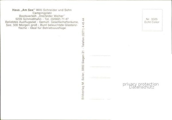 Schmidthahn Ortsansicht mit Kirche Dreifelder Weihe – Bild 2