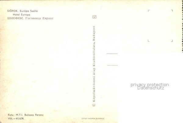 Siofok Hotel Europa – Bild 2