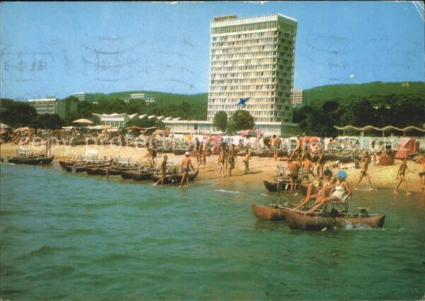 Slatni Pjasazi Hotel International Tretboot Strand