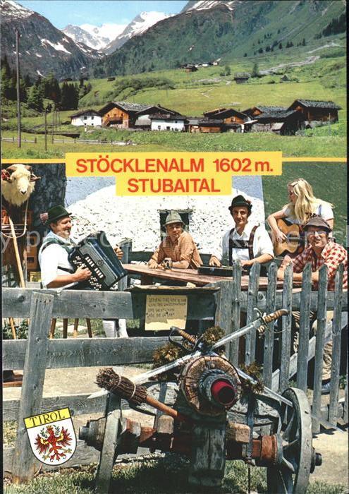 Stubaital Stöcklenalm Alpen Wappen