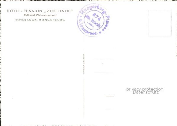 Hungerburg Innsbruck Hotel Pension Zur Linde Cafe Weinrestau – Bild 2