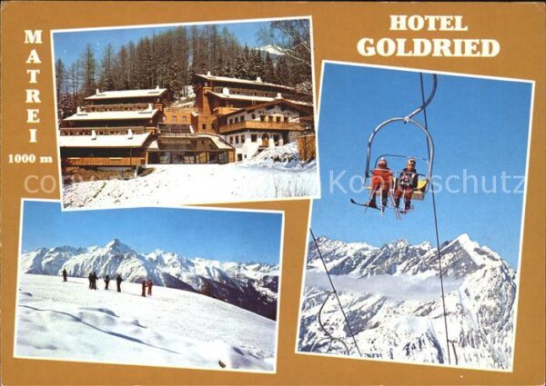 Matrei Osttirol Hotel Goldried Wintersportplatz Sessell