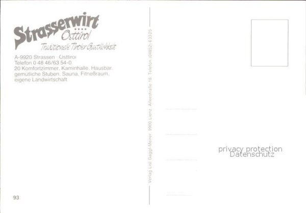 Strassen Tirol Gasthof Strasserwirt Fassadenmalerei – Bild 2