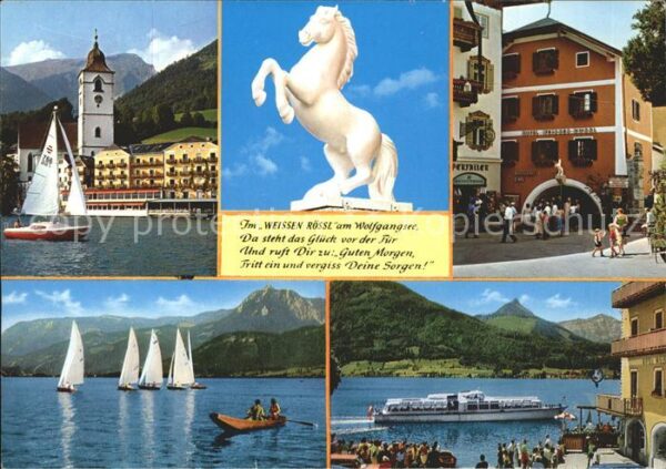 St Wolfgang Wolfgangsee Kirche Hotel Restaurant Weisses Rössl W