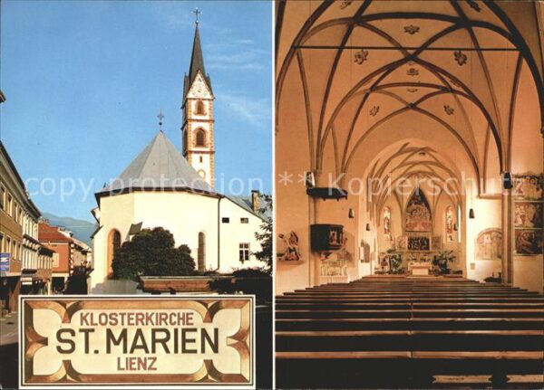 Lienz Tirol Klosterkirche St Marien 14. Jhdt. Fresk