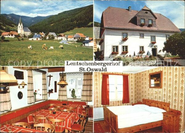 Sankt Oswald-Moederbrugg Pension Lentschenbergerhof Gastraum Ort