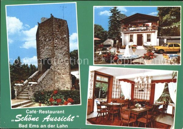 Bad Ems Cafe Restaurant Schöne Aussicht Aussich