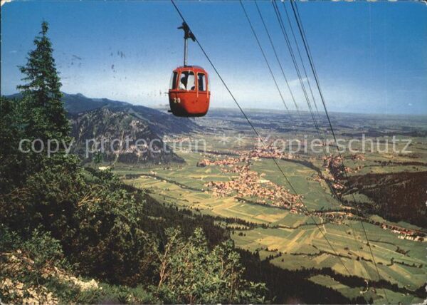 Pfronten Breitenbergbahn mit Talblick