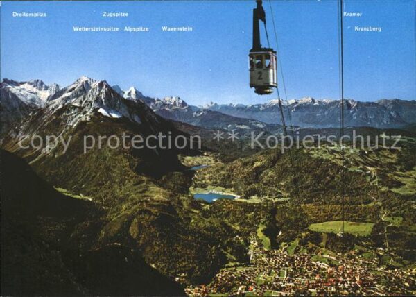 Mittenwald Bayern Karwendelbahn Alpenpanorama Höhenluftku