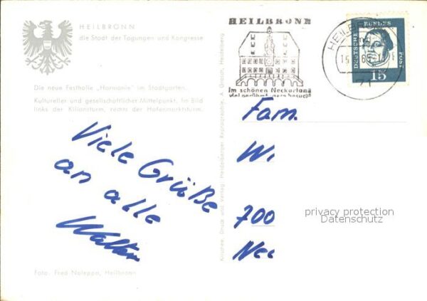 Heilbronn Neckar Neue Festhalle Harmonie im Stadtgarten – Bild 2