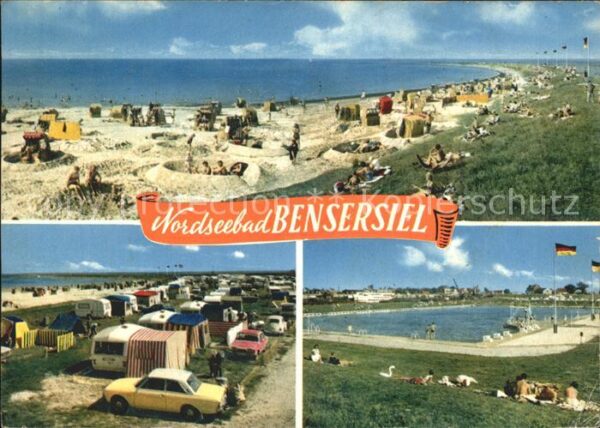 Bensersiel Nordseebad Strand Campingplatz Schwimmb