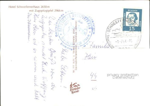 Garmisch-Partenkirchen Hotel Schneefernerhaus mit Zugspitzgipf – Bild 2