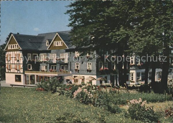 Fleckenberg Jagdhaus Wiese Hotel Pension
